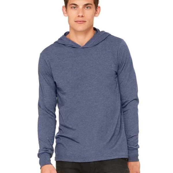 Bella + Canvas Unisex Jersey Hooded Long Sleeve Tee 3512 Unisex Jersey Hooded Long Sleeve Tee Thumbnail