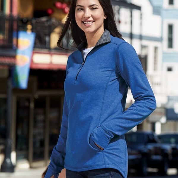 J. America Women’s Omega Stretch Quarter-Zip Pullover 8433 Women’s Omega Stretch Quarter-Zip Pullover Thumbnail