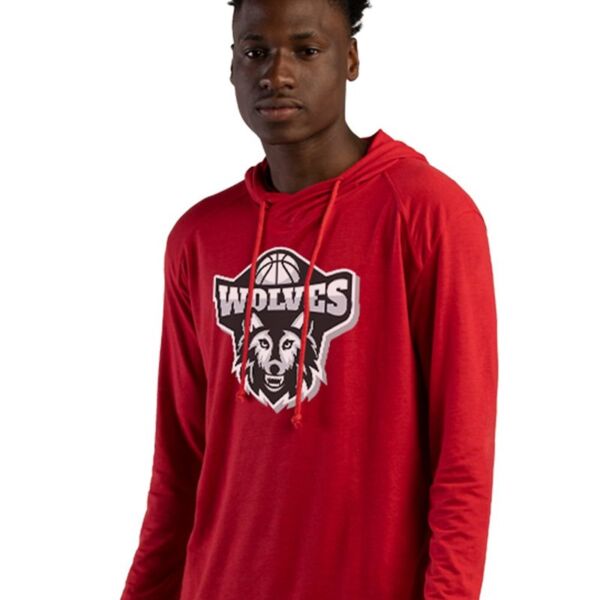 Badger Men's Tri-Blend Surplice Hooded Long Sleeve T-Shirt 4905 Men's Tri-Blend Surplice Hooded Long Sleeve T-Shirt Thumbnail