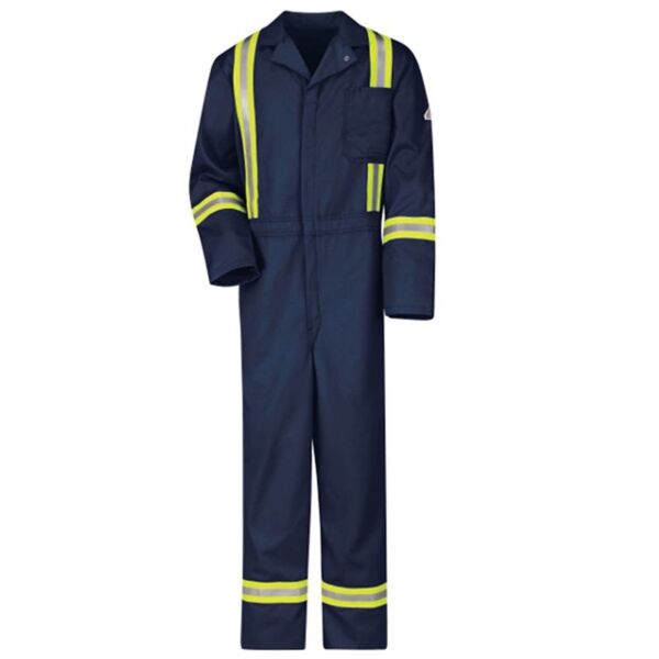 Bulwark Men's Classic Coverall with Reflective Trim - EXCEL FR CECT Men's Classic Coverall with Reflective Trim - EXCEL FR Thumbnail