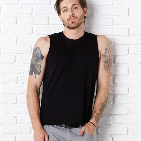 Bella + Canvas Unisex Jersey Muscle Tank 3483 Unisex Jersey Muscle Tank Thumbnail