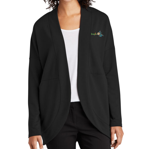 MERCER+METTLE™ Women’s Stretch Open-Front Cardigan Thumbnail
